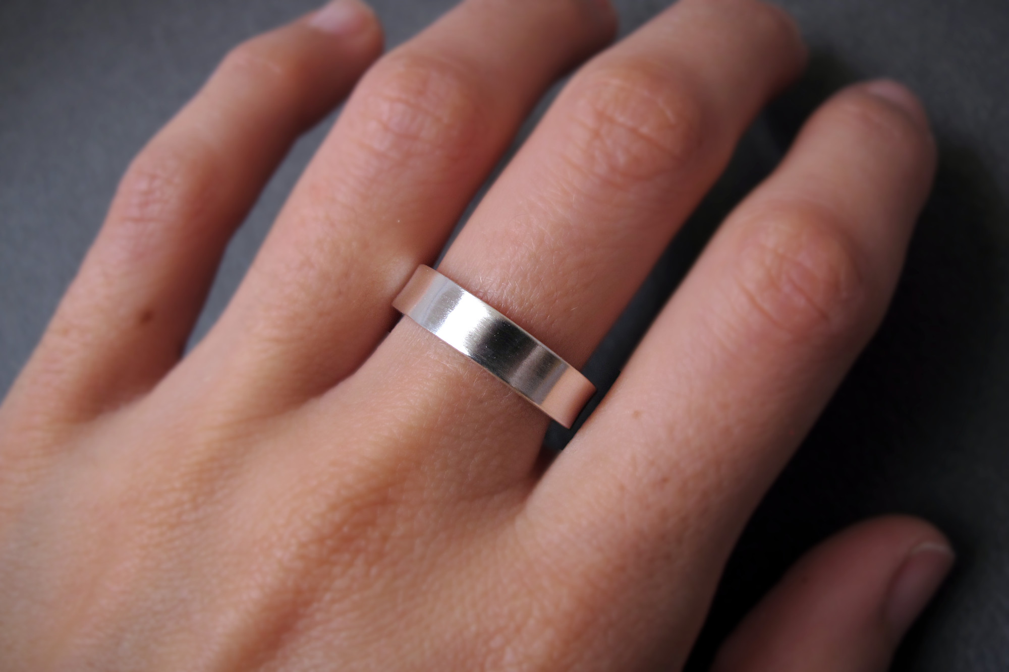 Solid Silver Mens Ring - Maru Jewellery | Sustainably Handmade