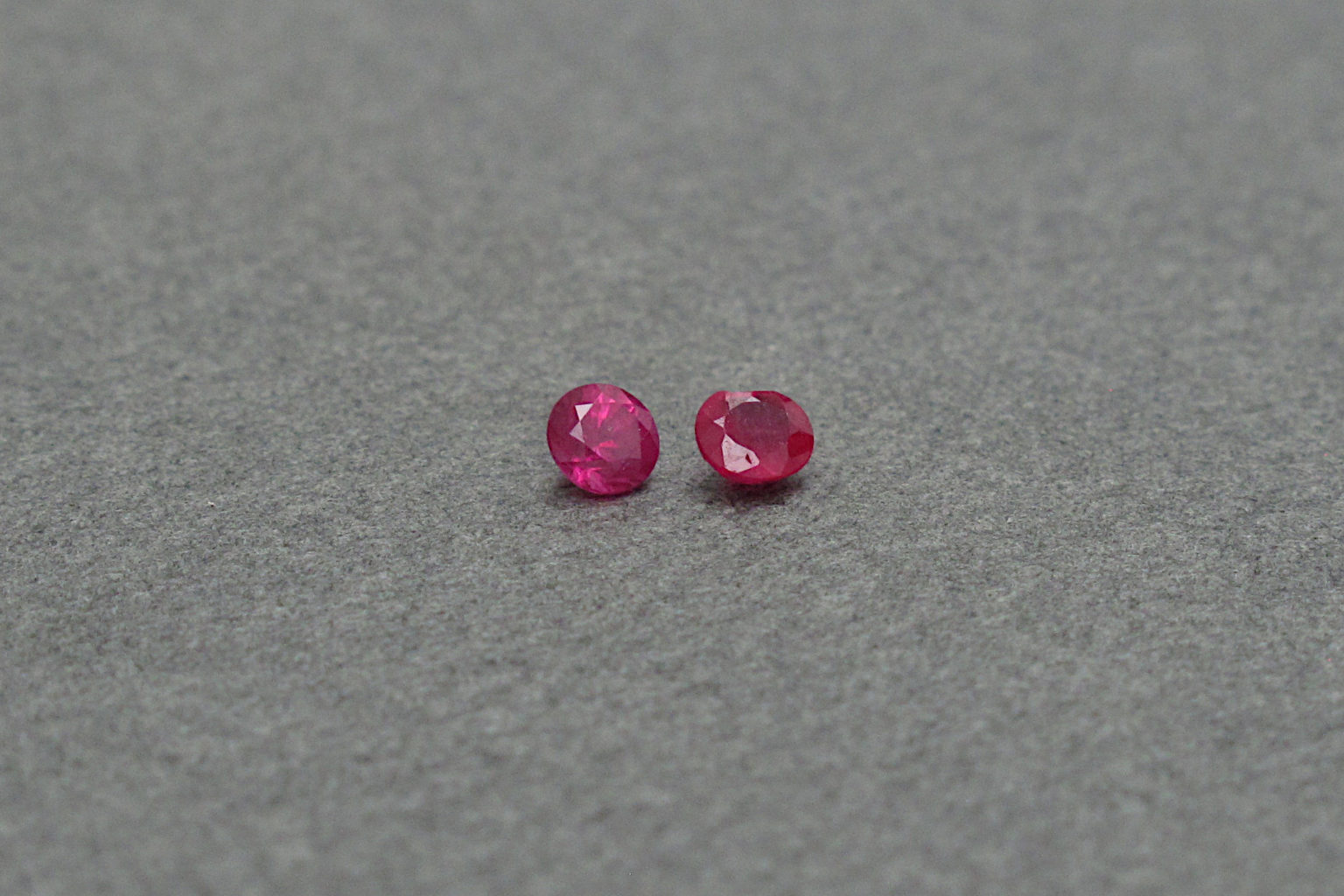 genuine Rubies in natural light